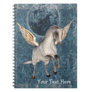 Cuaderno Portátil de caballos Fantasía Pegasus Moon