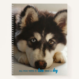 Cuaderno Portátil de cachorro casero, tamaño completo