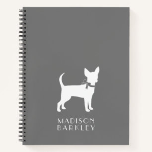 Cuaderno Portátil de cachorro de perro de Chihuahua
