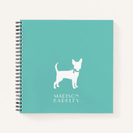 Cuaderno Portátil de cachorro de perro de Chihuahua