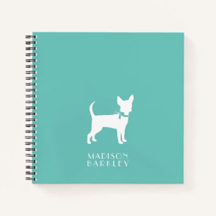 Cuaderno Portátil de cachorro de perro de Chihuahua