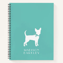 Cuaderno Portátil de cachorro de perro de Chihuahua