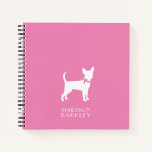 Cuaderno Portátil de cachorro de perro de Chihuahua