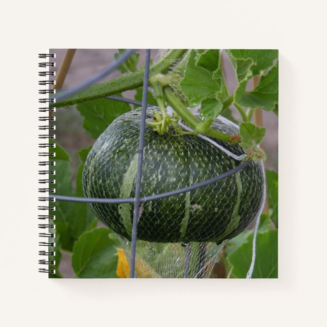 Cuaderno Portátil de calabaza de jardín (Anverso)