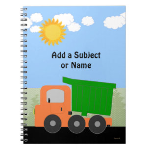 Cuaderno Portátil de camión volcado