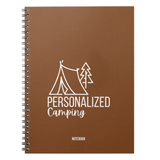 Cuaderno Portátil de camping personalizado