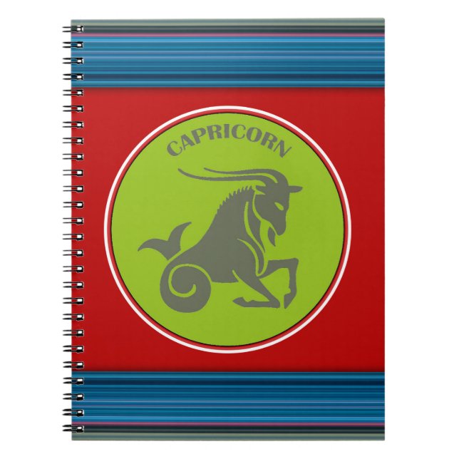 Cuaderno Portátil de Capricornio (Frente)