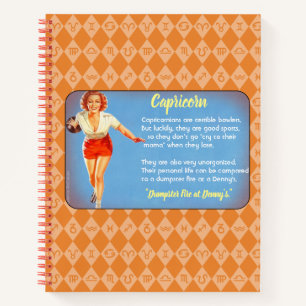 Cuaderno Portátil de Capricornio