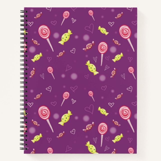 Cuaderno Portátil de caramelo (Anverso)