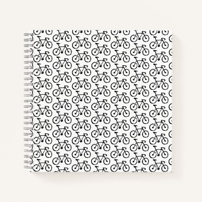 Cuaderno Portátil de Carreras de impresión en bicicleta (Anverso)