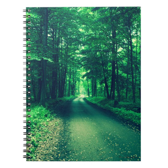 Cuaderno Portátil de carretera verde (Frente)