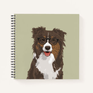 Cuaderno Portátil de cerdo pastor australiano Hipster