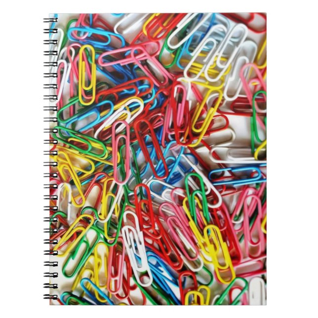 Cuaderno Portátil de Chaos Vibrante Paperclip (Frente)