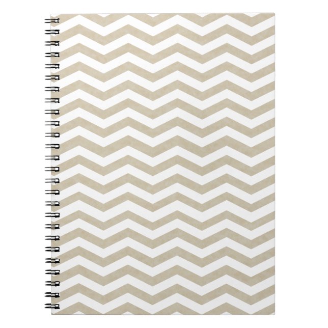 Cuaderno Portátil de Chevron de pergamino (Frente)