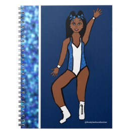 Cuaderno Portátil de chispa azul de bailarín #1