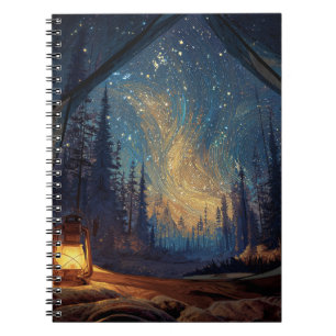 Cuaderno Portátil de cielo de la selva de la linterna capri