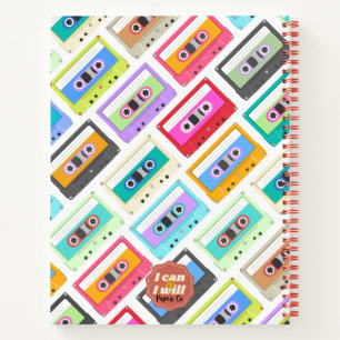 Cuaderno Portátil de cintas de cassette de retroceso