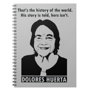 Cuaderno Portátil de citas Dolores Huerta