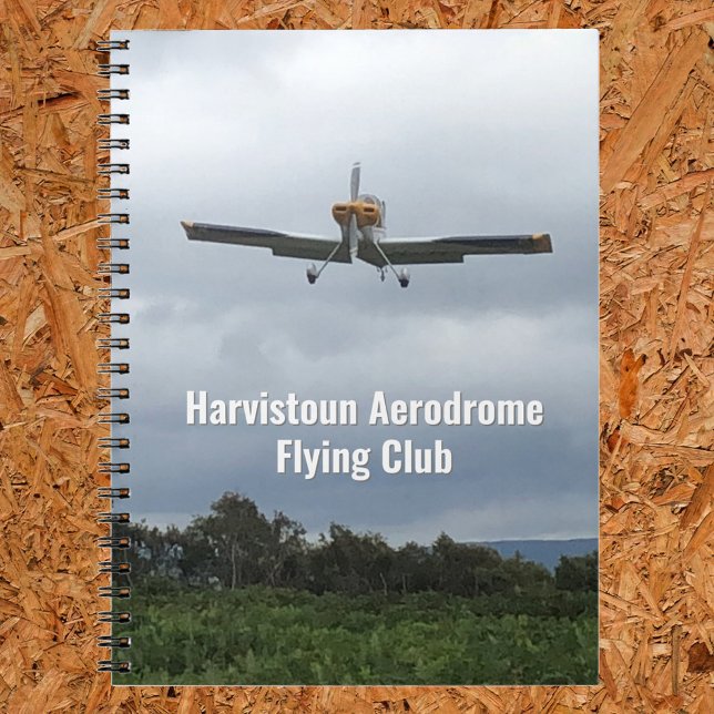 Cuaderno Portátil de Club Volador con Avión Ligero. (Subido por el creador)