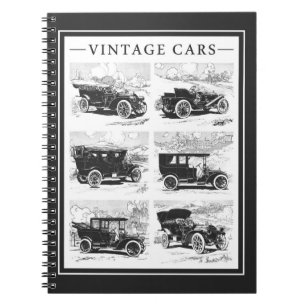 Cuaderno Portátil de coches de época