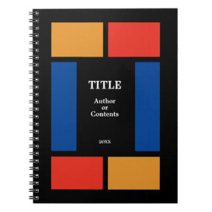 Cuaderno Portátil de color con estilo de cristal fino
