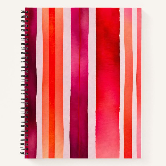 Cuaderno portátil de color de agua colorido (Anverso)