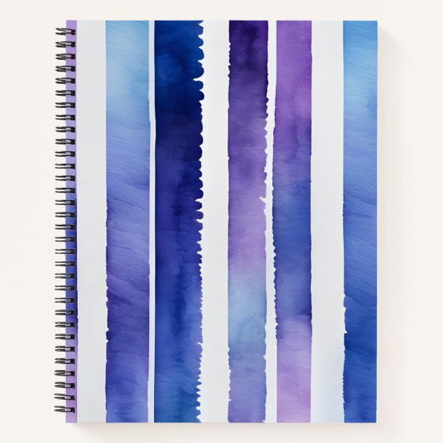 Cuaderno portátil de color de agua colorido (Anverso)