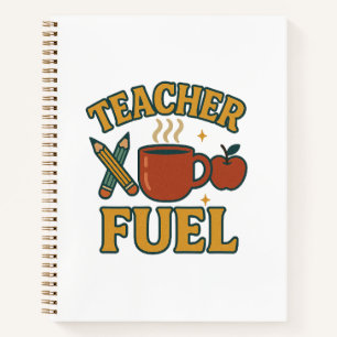 Cuaderno Portátil de combustible para profesores retro - Gr