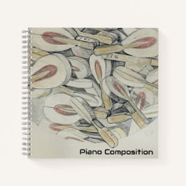 Cuaderno Portátil de composición de piano