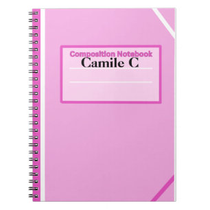 Cuaderno Portátil de composición personalizada Bubblegum