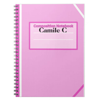 Cuaderno Portátil de composición personalizada Bubblegum