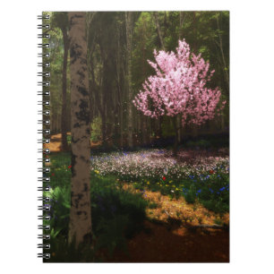 Cuaderno Portátil de concertación de árbol de cerezo