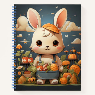 Cuaderno Portátil de conejito