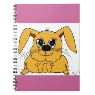 Cuaderno Portátil de conejito de felpa