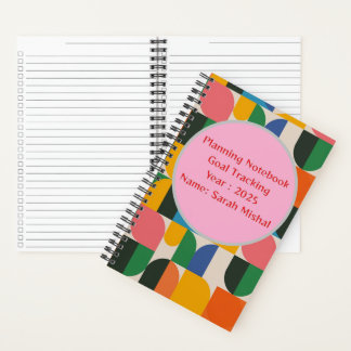 Cuaderno Portátil de configuración de objetivos y planifica