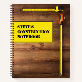 Cuaderno Portátil de construcción personalizado