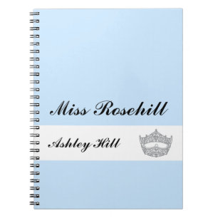 Cuaderno Portátil de corona de concurso personalizado