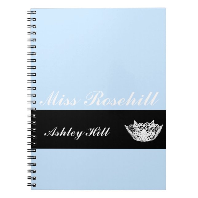 Cuaderno Portátil de corona de concurso personalizado (Frente)