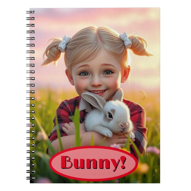 Cuaderno Portátil de corral Chums Bunny (Frente)