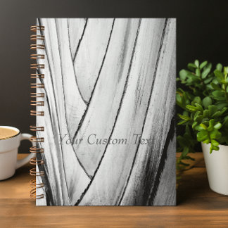Cuaderno Portátil de corteza de árbol plátano - Texto de Pe
