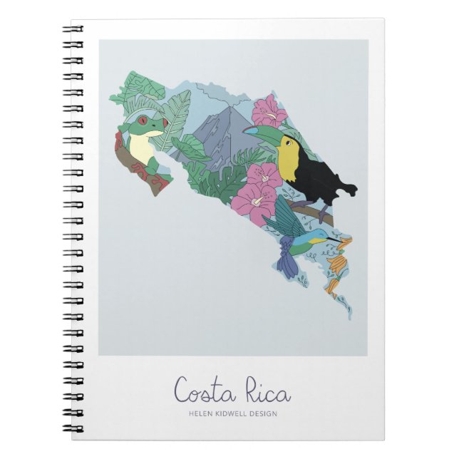 Cuaderno Portátil de Costa Rica (Frente)
