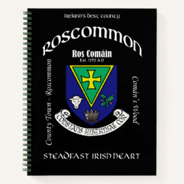 Cuaderno Portátil de Crested de Roscommon Ireland