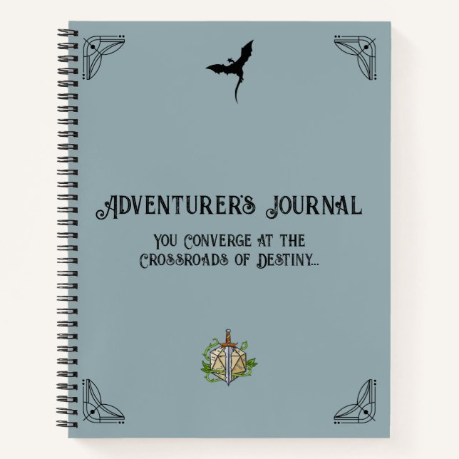 Cuaderno Portátil de Crónica de Campaña D&D (Anverso)