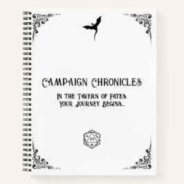 Cuaderno Portátil de Crónica de Campaña D&D