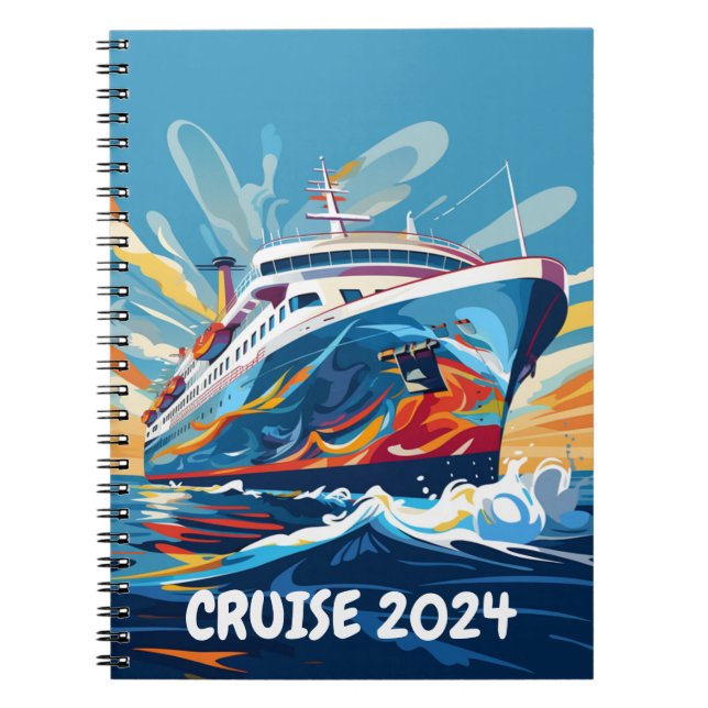Cuaderno Portátil de crucero personalizado (Frente)