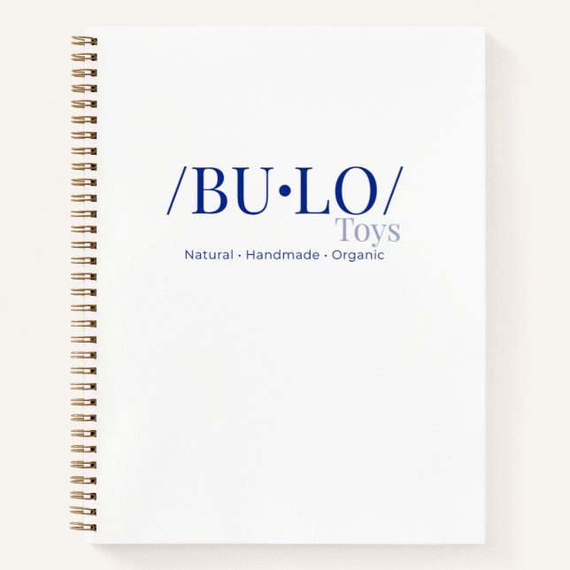 Cuaderno Portátil de cubierta dura simple (Anverso)
