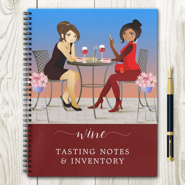 Cuaderno Portátil de degustación de vino Girly (Subido por el creador)