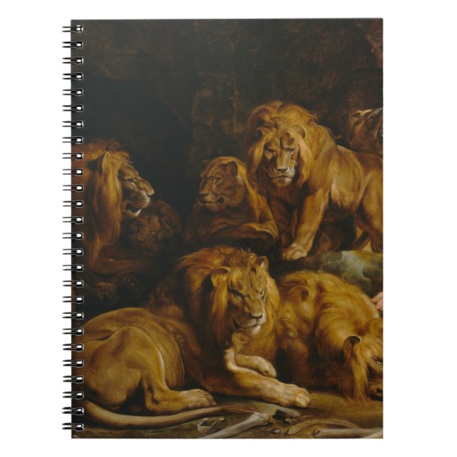 Cuaderno Portátil de Den de los Leones (Frente)