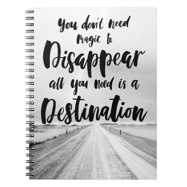 Cuaderno Portátil de destino (Frente)