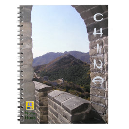 Cuaderno Portátil de destino de viajes de China